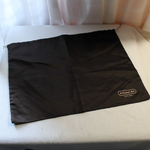 COACH Brown Drawstring Dust Bag 19 X 15.5" - Picture 1 of 5